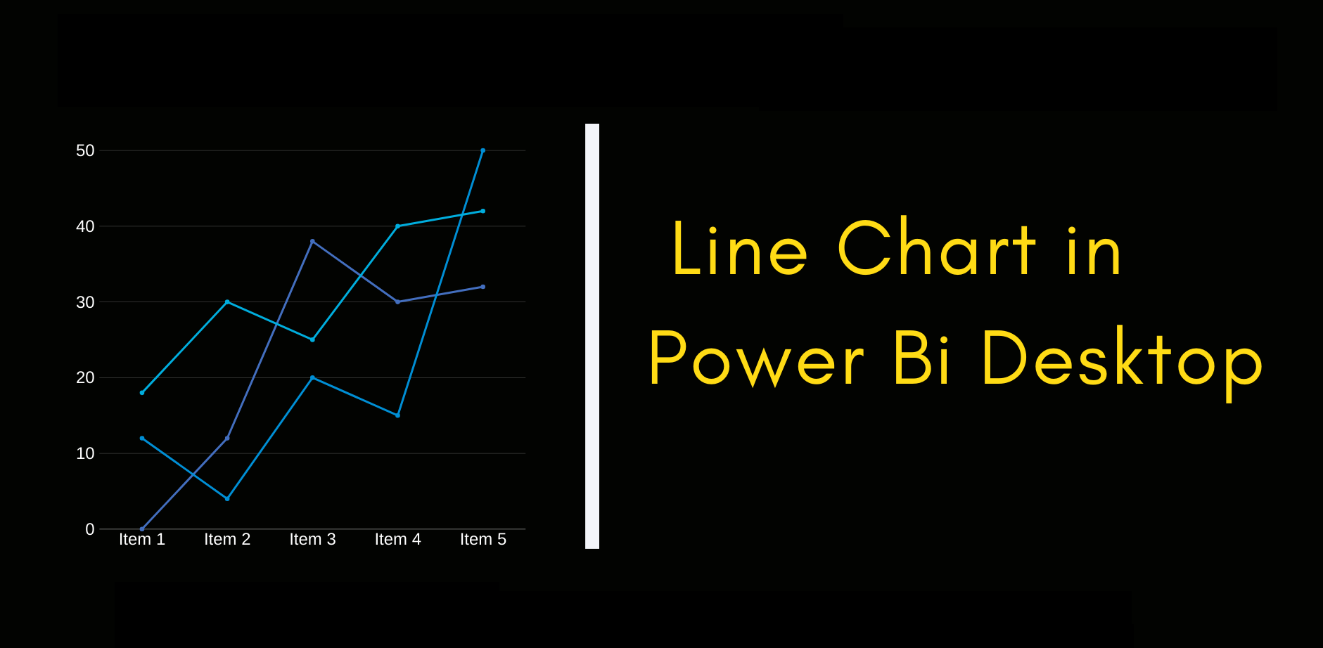 Line Chart in Power Bi Desktop