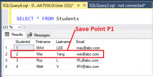 SQL Server - SAVEPOINT TRANSACTION - Power BI Docs