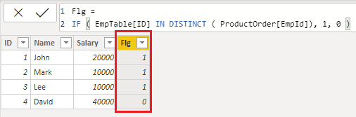 How To Check Table 1 Value Exist Or Not In Table 2 Without Any Relationship