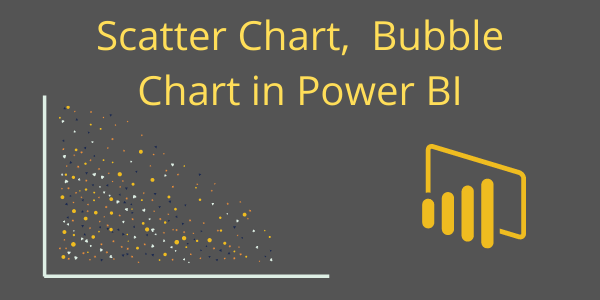 Scatter chart visual Power BI