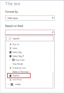 Dynamic Title for Multi Select values on visual - Power BI Docs