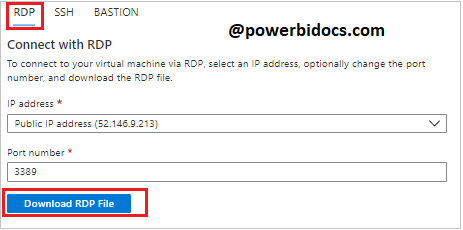 Download RDP file