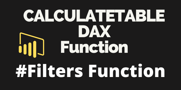 Calculatetable dax - functions