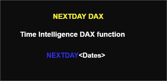 Nextday Dax function